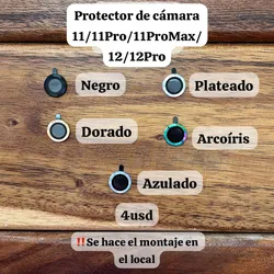 Protector de cámara 11/11Pro/11ProMax/12/12mini/12Pro