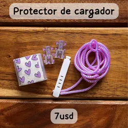 Protector de cargador morado