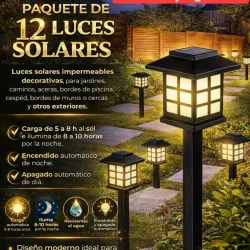 Luces para jardín