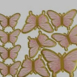 Set de 3 mariposas 