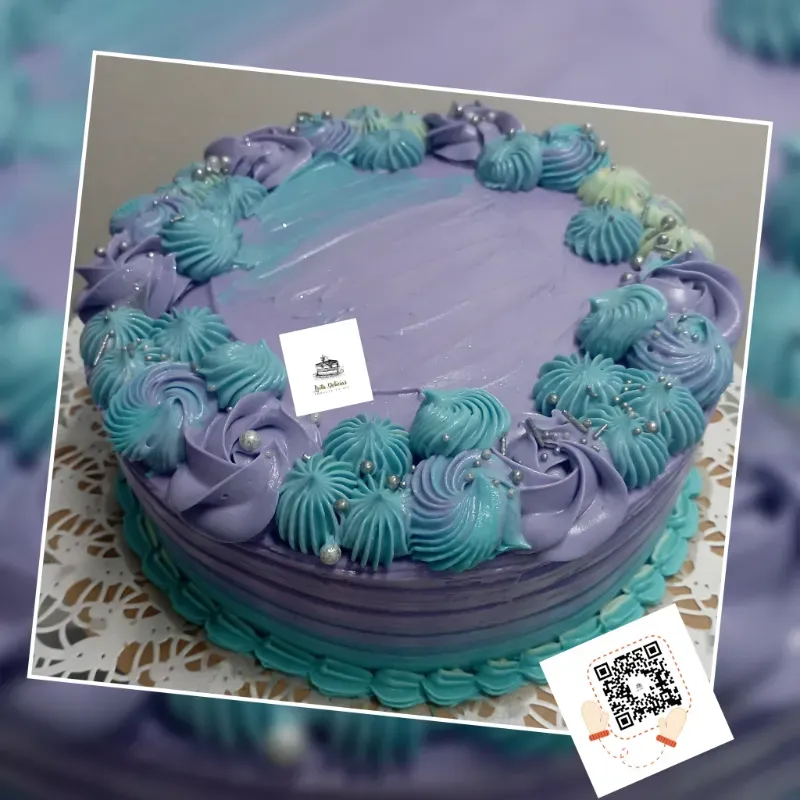 Torta de Buttercream(crema de mantequilla) de 21cm