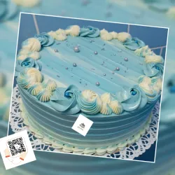 Torta de Buttercream (crema de mantequilla) de 30cm