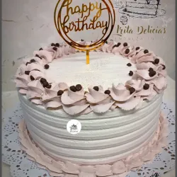 Torta de Café Húmeda en Tres Leches de 21cm