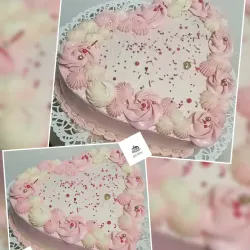 Torta de Corazón Cobertura Simple