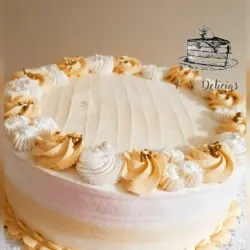 Torta de Crema Chantilly(Nata) de 25cm