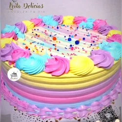 Torta de Crema Chantilly(Nata) de 25cm