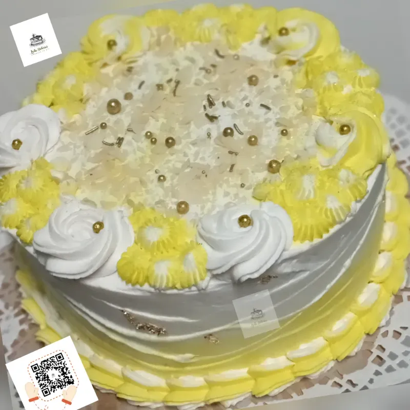 Torta de Crema Chantilly (Nata) de 21cm