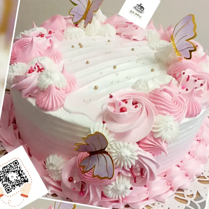 Torta de Crema Chantilly(Nata) de 25cm
