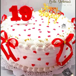 Torta de Crema Chantilly (Nata) de 30cm
