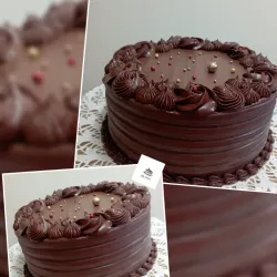 Torta de Ganache de Chocolate de 21cm