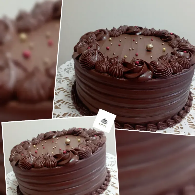 Torta de Ganache de Chocolate de 21cm 