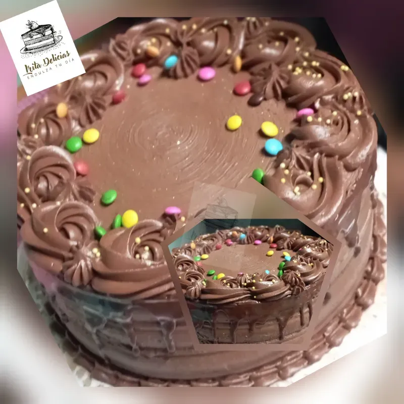 Torta de Ganache de Chocolate de 25cm 