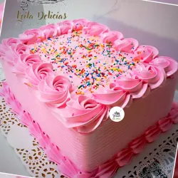 Torta Rectangular de Cobertura Simple 
