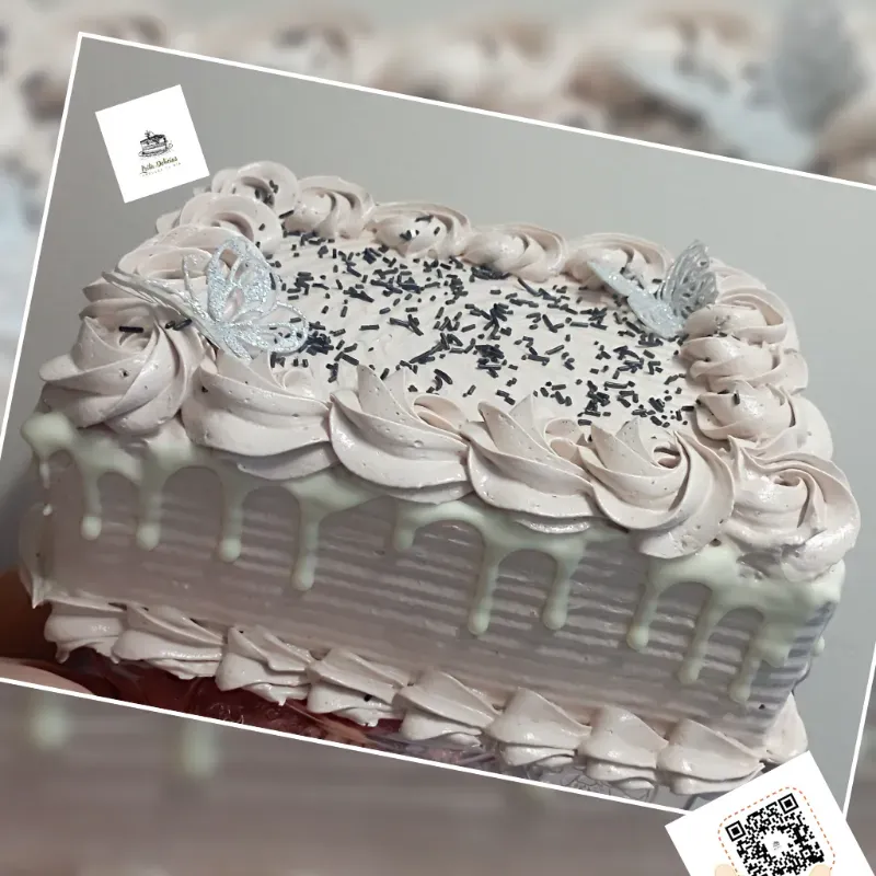 Torta Rectangular de Cobertura Simple 