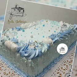 Torta Rectangular de Cobertura Simple 