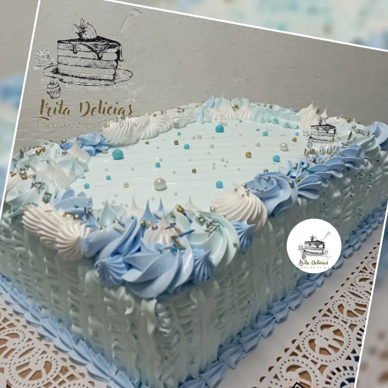 Torta Rectangular de Cobertura Simple 