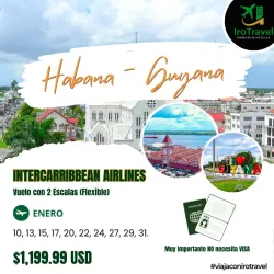 Viaje Cuba - Guyana