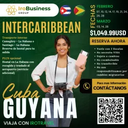 Pasaje Cuba - Guyana