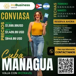 Pasaje Cuba - Managua