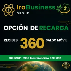 Recarga de 360CUP