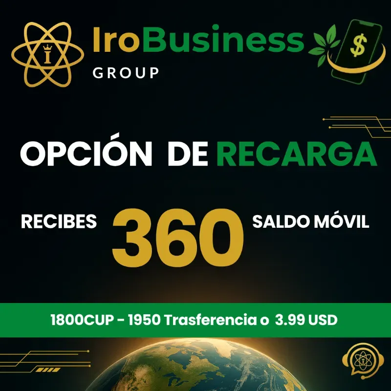 Recarga de 360CUP