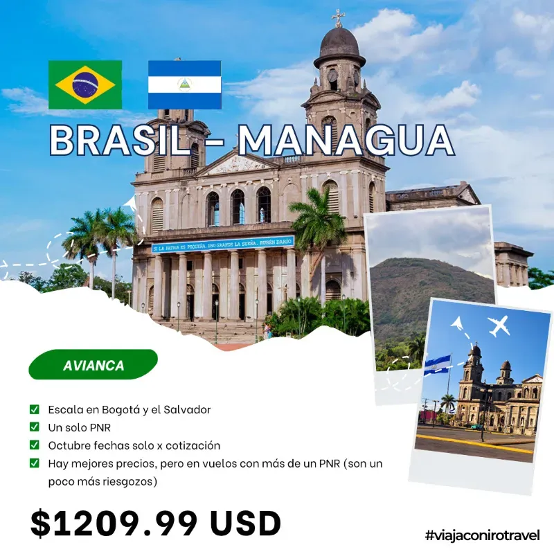 Viaje Brasil - Managua