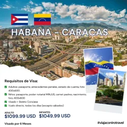 Viaje Habana - Caracas