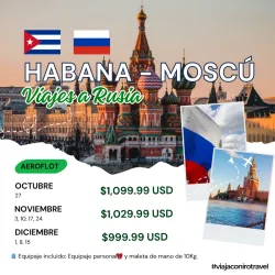Viaje Habana - Moscú