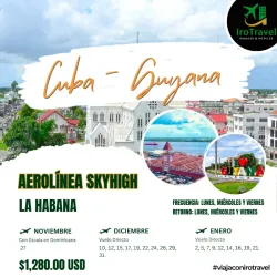 Viaje Cuba - Guyana