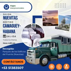 Viajes Interprovinciales (Nuevitas-Camaguey-Habana)