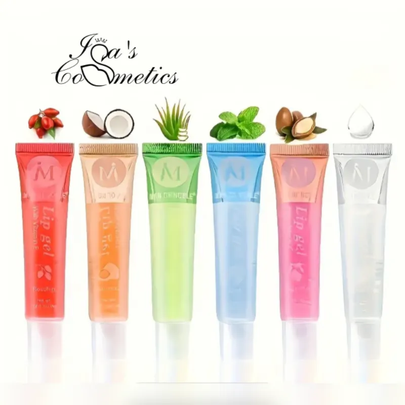 Gloss transparente de frutas con vitamina E 