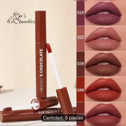 Labiales de chocolate mate 