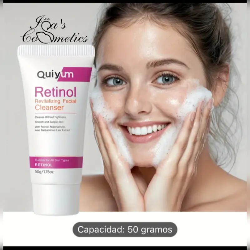 Limpiador facial de Retinol con niacinamida y ácido hialurónico 50g (1.76onz)