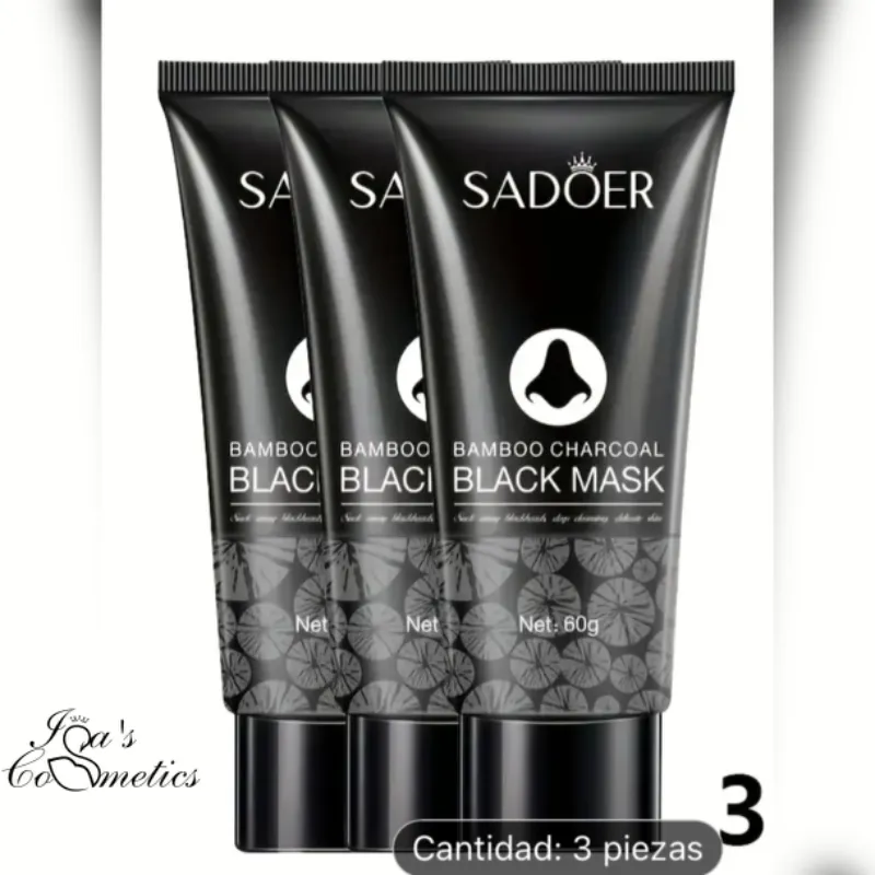 Mascarilla facial de carbón. 60g 