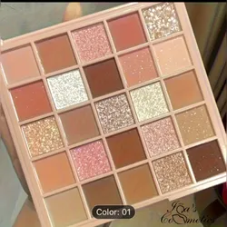 Paletas de sombras de 25 colores 