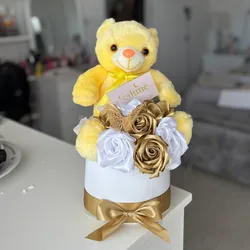 Arreglo oso + rosas