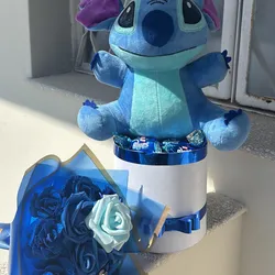 cajita+ peluche+ bombones+ ramo