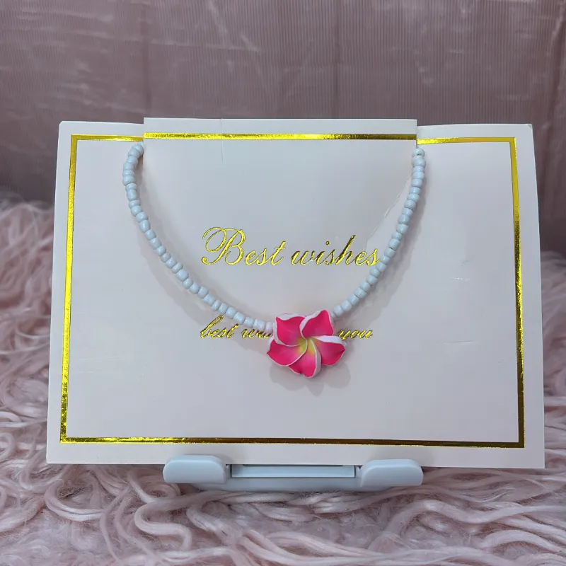 Collar veraniego flor 