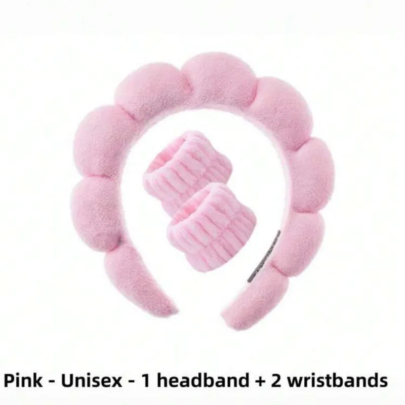 Set skincare diadema+ muñequeras