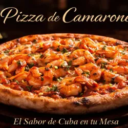 Pizza de Camarones