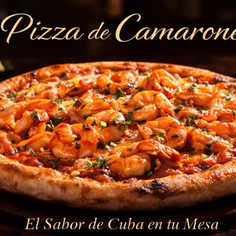 Pizza de Camarones