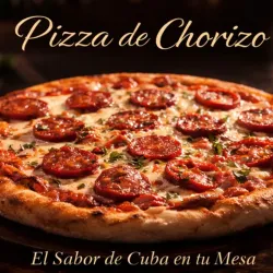 Pizza de Chorizo