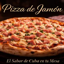 Pizza de Jamon