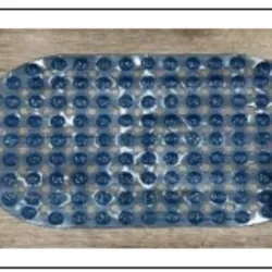 Alfombra plástica antideslizante para bañadera PVC. 34x44cm. 320gramos. 4 colores 