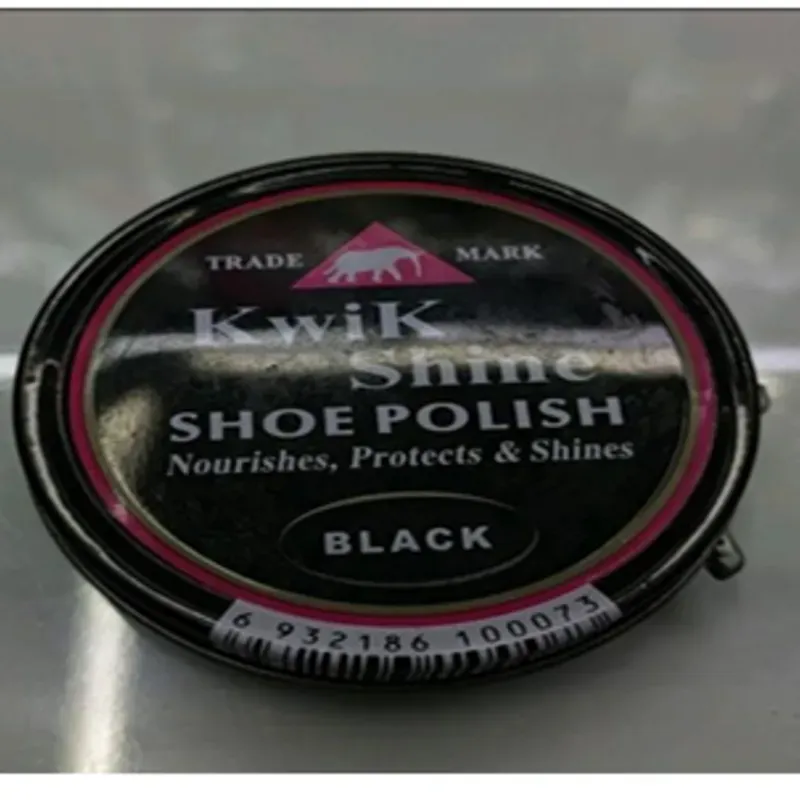  Betún para zapatos,  negro, 30 g, 12 piezas / caja