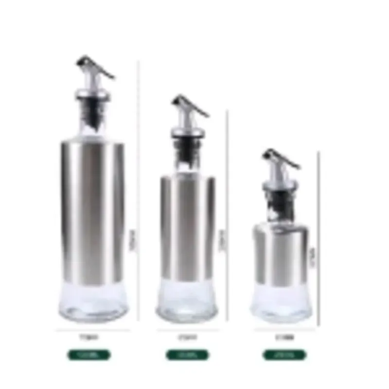 Botella con boquilla; 500 ml, 520g, Acero inoxidable con vidreo, 1pc/caja