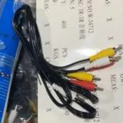  Cable de sonido, PVC + alambre de cobre de 1,5  m, 1 juego / opp, menos de 5 cajas necesitan  agregar una tarifa de entrega de 60 yuanes