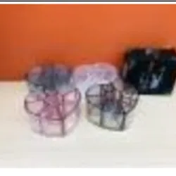  Caja organizadora de plástico para joyas o  maquillajes.  11,2 * 9 * 6 cm
