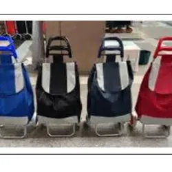  Carrito de compras  600D Oxford Clothes + Steel + plastic, Mixed  color, blue; Negro; Rojo; Color café; Altura del  marco 94cm, paquete: 55x34x20cm, rueda PP