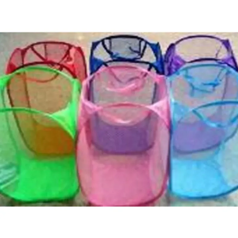  CESTA PARA LA ROPA SUCIA;  40 * 40 * 70CM, POLIÉSTER;  MEZCLA DE 4 - 5 COLORES, 1 PIEZA /BOLSA  PLÁSTICA;